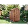 Le moins cher ? Chalet & Jardin ABRI JARDIN RESINE - DARWIN - 2M² - MARRON ? -JARDIN Soldes Boutique 17417956 1