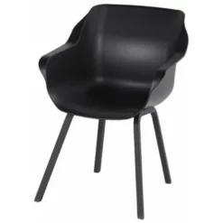 Meilleure affaire ? Chalet & Jardin Lot De 2 - Chaises SOPHIE Element Armchair - Noir ?
