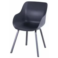 Offres ? Chalet & Jardin Lot De 2 - Chaises SOPHIE Element Organic - Anthracite ?