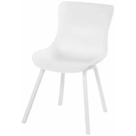 Sortie ? Chalet & Jardin Lot De 2 - Chaises SOPHIE Element Dining - Blanc ? 1 Sortie ? Chalet & Jardin Lot De 2 - Chaises SOPHIE Element Dining - Blanc ?