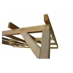 Bon marché ? CHALET & JARDIN Toit Couv'Terrasse® En Bois 3x9,2 M - Sans Toit Polycarbonate ? -JARDIN Soldes Boutique 28588228 4