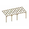 Grosses soldes ? CHALET & JARDIN Toit Couv'Terrasse® En Bois 3x6,8 M - Sans Toit Polycarbonate ? -JARDIN Soldes Boutique 28589133 1