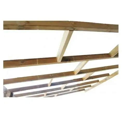 Grosses soldes ? CHALET & JARDIN Toit Couv'Terrasse® En Bois 3x6,8 M - Sans Toit Polycarbonate ? 3 Grosses soldes ? CHALET & JARDIN Toit Couv'Terrasse® En Bois 3x6,8 M - Sans Toit Polycarbonate ? – Image 3