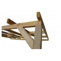 Meilleure affaire ✨ CHALET & JARDIN Toit Couv'Terrasse® En Bois 3x7,4 M - Sans Toit Polycarbonate ⭐ -JARDIN Soldes Boutique 28589136 4