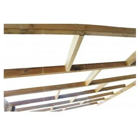 Remise ? CHALET & JARDIN Toit Couv'Terrasse® En Bois 3x8,6 M - Sans Toit Polycarbonate ⌛ 3 Remise ? CHALET & JARDIN Toit Couv'Terrasse® En Bois 3x8,6 M - Sans Toit Polycarbonate ⌛ – Image 3