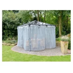 Meilleur prix ? CHALET & JARDIN Set De 2 Moustiquaires Pour Tonnelles PALERMO PALRAM (3 X 3 M Et 3,6 X 3,6 M) ? -JARDIN Soldes Boutique 28589265 3