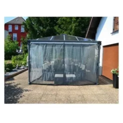 Meilleur prix ? CHALET & JARDIN Set De 2 Moustiquaires Pour Tonnelles PALERMO PALRAM (3 X 3 M Et 3,6 X 3,6 M) ? -JARDIN Soldes Boutique 28589265 4