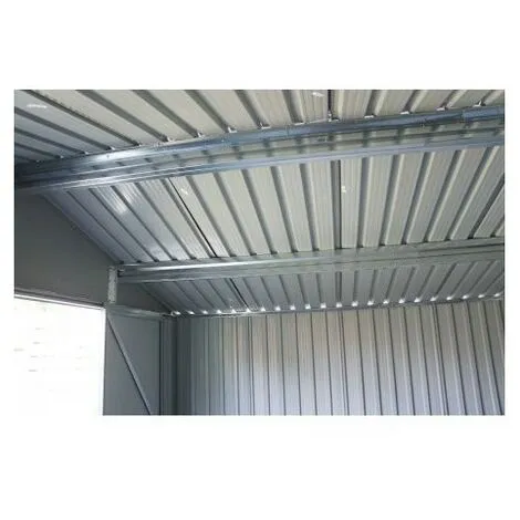 Le moins cher ? CHALET & JARDIN Abri En Métal Aspect BOIS VIEILLI - 13,5 M² ? 4 Le moins cher ? CHALET & JARDIN Abri En Métal Aspect BOIS VIEILLI - 13,5 M² ? – Image 4