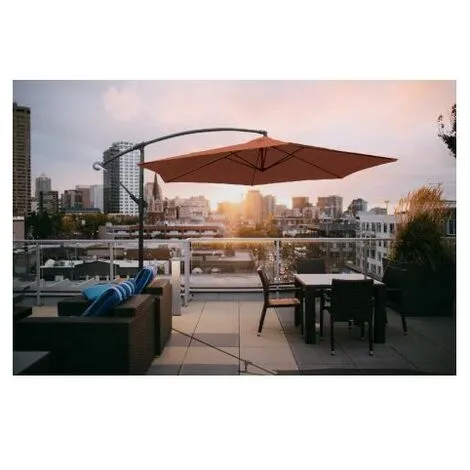 Meilleure vente ❤️ CHALET & JARDIN Parasol BEAUSOLEIL® Collioures - Terracotta ⭐ 2 Meilleure vente ❤️ CHALET & JARDIN Parasol BEAUSOLEIL® Collioures - Terracotta ⭐ – Image 2