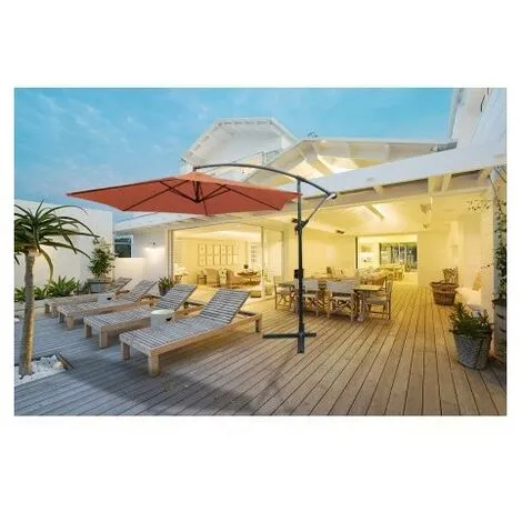 Meilleure vente ❤️ CHALET & JARDIN Parasol BEAUSOLEIL® Collioures - Terracotta ⭐ 4 Meilleure vente ❤️ CHALET & JARDIN Parasol BEAUSOLEIL® Collioures - Terracotta ⭐ – Image 4