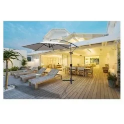 Offres ❤️ CHALET & JARDIN Parasol BEAUSOLEIL® Collioures - Gris ? 8 Offres ❤️ CHALET & JARDIN Parasol BEAUSOLEIL® Collioures - Gris ? -JARDIN Soldes Boutique 28589715 4