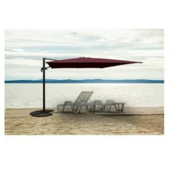 Meilleure vente ⌛ CHALET & JARDIN Parasol BEAUSOLEIL® 3X3 - Bordeaux ? -JARDIN Soldes Boutique 28589726 4