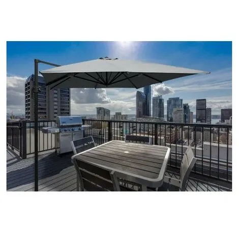 Meilleure affaire ? CHALET & JARDIN Parasol BEAUSOLEIL® 3X3 - Gris ❤️ 4 Meilleure affaire ? CHALET & JARDIN Parasol BEAUSOLEIL® 3X3 - Gris ❤️ – Image 4