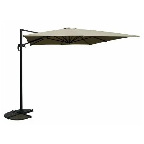 Meilleure affaire ? CHALET & JARDIN Parasol BEAUSOLEIL® 3X3- Taupe ? 1 Meilleure affaire ? CHALET & JARDIN Parasol BEAUSOLEIL® 3X3- Taupe ?