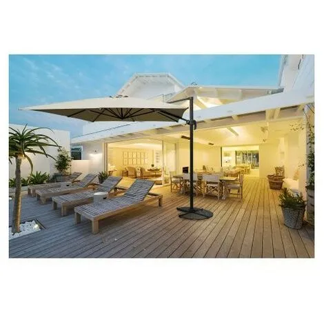 Meilleure affaire ? CHALET & JARDIN Parasol BEAUSOLEIL® 3X3- Taupe ? 2 Meilleure affaire ? CHALET & JARDIN Parasol BEAUSOLEIL® 3X3- Taupe ? – Image 2