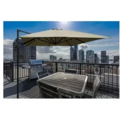 Meilleure affaire ? CHALET & JARDIN Parasol BEAUSOLEIL® 3X3- Taupe ? 7 Meilleure affaire ? CHALET & JARDIN Parasol BEAUSOLEIL® 3X3- Taupe ? -JARDIN Soldes Boutique 28589733 4