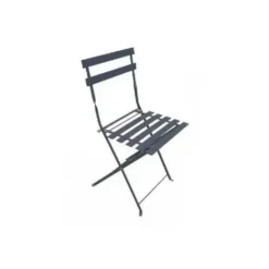 Meilleure affaire ? CHALET & JARDIN Lot De 2 Chaises De Jardin Pliantes BISTROT - Gris ?