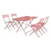 Coupon ✔️ CHALET & JARDIN Ensemble De Jardin Pliant BISTROT - Terre Cuite (1 Table + 4 Chaises) ? -JARDIN Soldes Boutique 28589763 1