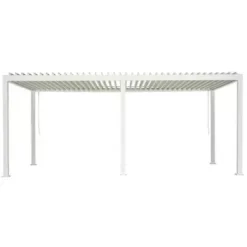 Meilleure affaire ? Chalet & Jardin Pergola Bioclimatique Autoportée Ombréa® 3 X 6 M - Blanc ?