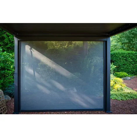 Sortie ? Chalet & Jardin Pergola Bioclimatique Ombréa® 3 X 4 M + Store 4 M - Anthracite ❤️ 5 Sortie ? Chalet & Jardin Pergola Bioclimatique Ombréa® 3 X 4 M + Store 4 M - Anthracite ❤️ – Image 5