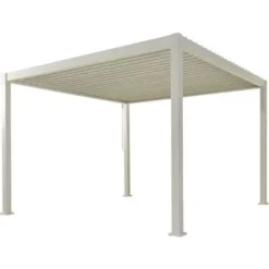Coupon ✨ Chalet & Jardin Pergola Bioclimatique Autoportée Ombréa® 3 X 3 M - Blanc ?