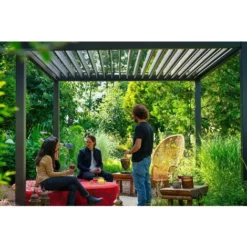 Top 10 ? Chalet & Jardin Pergola Bioclimatique Autoportée Ombréa® 3 X 3 M - Anthracite ? -JARDIN Soldes Boutique 52879404 3