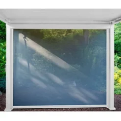 Nouveau ? Chalet & Jardin Store Latéral Pour Pergola Bioclimatique Ombréa® 3,6 M - Blanc ? -JARDIN Soldes Boutique 52879411 5