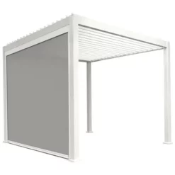 Budget ? Chalet & Jardin Pergola Bioclimatique Ombréa® 3 X 3 M + Store 3 M - Blanc ?