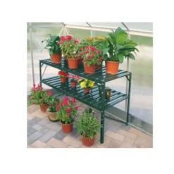 Les meilleures critiques de ? CHALET & JARDIN Table De Rempotage - 2 Plateaux En Aluminium - Laqué Vert ?