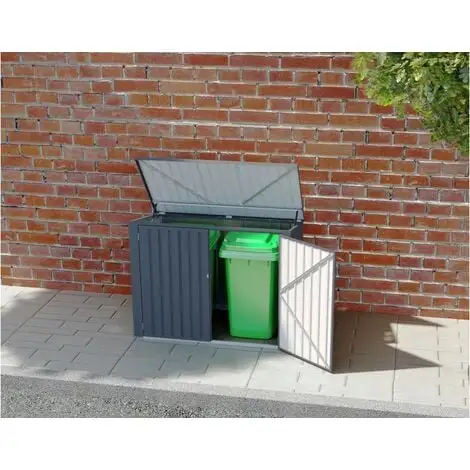 Nouveau ? CHALET & JARDIN Coffre De Jardin En Métal 2000 L ? 2 Nouveau ? CHALET & JARDIN Coffre De Jardin En Métal 2000 L ? – Image 2