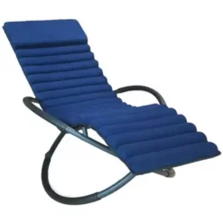 Le moins cher ? Chalet & Jardin Bain De Soleil Swing Luxe Monaco En Aluminium - Bleu ?