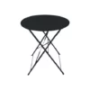 Remise ? Chalet & Jardin Table Ronde D'extérieur Pliante Bistro En Acier - Noir ? -JARDIN Soldes Boutique 53697696 1
