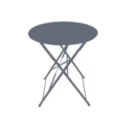 Les meilleures critiques de ? Chalet & Jardin Table Ronde D'extérieur Pliante Bistro En Acier - Gris ?
