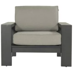 Bon marché ? Chalet & Jardin Ensemble Salon De Jardin - Canapé 2 Places + 2 Fauteuils Titan - Gris/Anthracite ? -JARDIN Soldes Boutique 53697793 4
