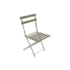 Sortie ? Chalet & Jardin Lot De 2 De Chaises De Jardin Pliantes Bistrot En Acier - Taupe ? -JARDIN Soldes Boutique 53697796 1