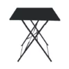 Grosses soldes ? Chalet & Jardin Table Carré D'extérieur Pliante Bistro En Acier Epoxy - Noir ? 11 Grosses soldes ? Chalet & Jardin Table Carré D'extérieur Pliante Bistro En Acier Epoxy - Noir ? -JARDIN Soldes Boutique 53697890 1