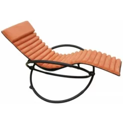 Offres ? CHALET & JARDIN Bain De Soleil à Bascule Swing Luxe MONACO ? Terra Cotta ⭐ -JARDIN Soldes Boutique 54285195 4