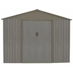 Sortie ? Chalet & Jardin Abri Jardin Métal - Aspect BOIS VIEILLI 86 - 4,72 M²- GRIS ? -JARDIN Soldes Boutique 6300576 4