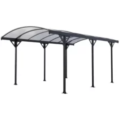 Coupon ? Chalet & Jardin Carport Alu -COUV'VOITURE 35 - 15,24 M²- GRIS ?