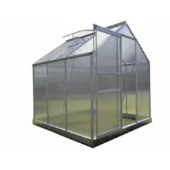 Meilleur prix ? Chalet & Jardin Serre Jardin Polycarbonate - DIAMANT 66 - 3,7M² - GRIS ?