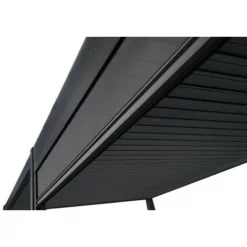 Budget ? Chalet & Jardin Pergola Bioclimatique Ombréa® 3,6 X 3,6 M + Store 3,6 M - Anthracite ? -JARDIN Soldes Boutique 67445668 4