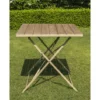 Le moins cher ❤️ CHALET & JARDIN TABLE PLIABLE 115 X 70 Cm ROBINIER CERUSE ? -JARDIN Soldes Boutique 71055393 1